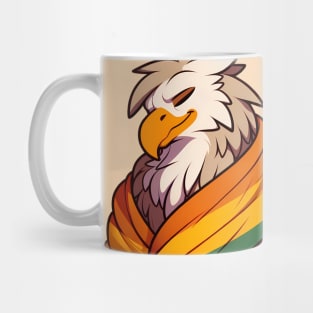 Comfy Womfy Furry Pride Griffin LGBTQ Rainbow Mug